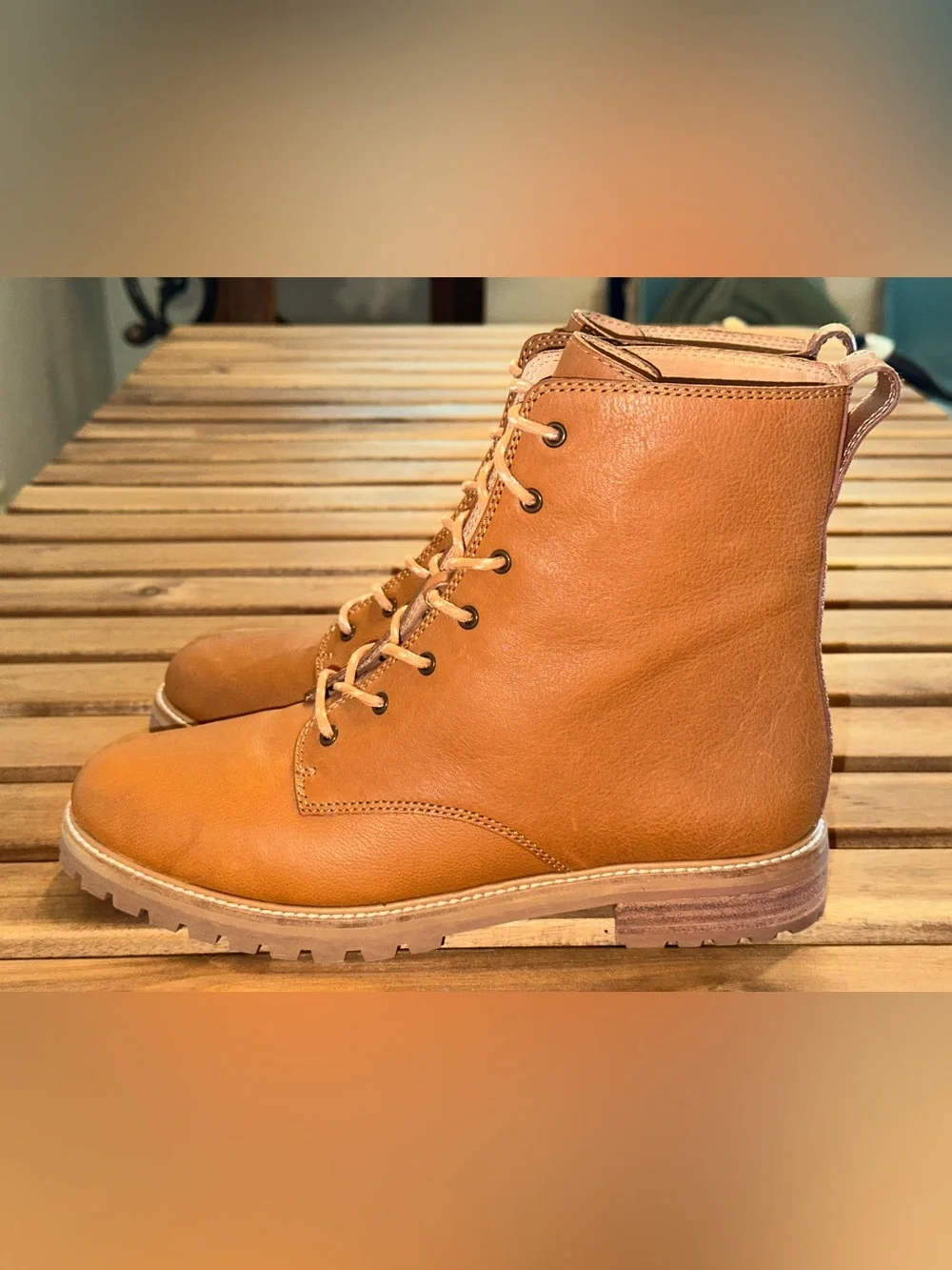 Madewell The Clair Lace-Up Boot Size 9.0